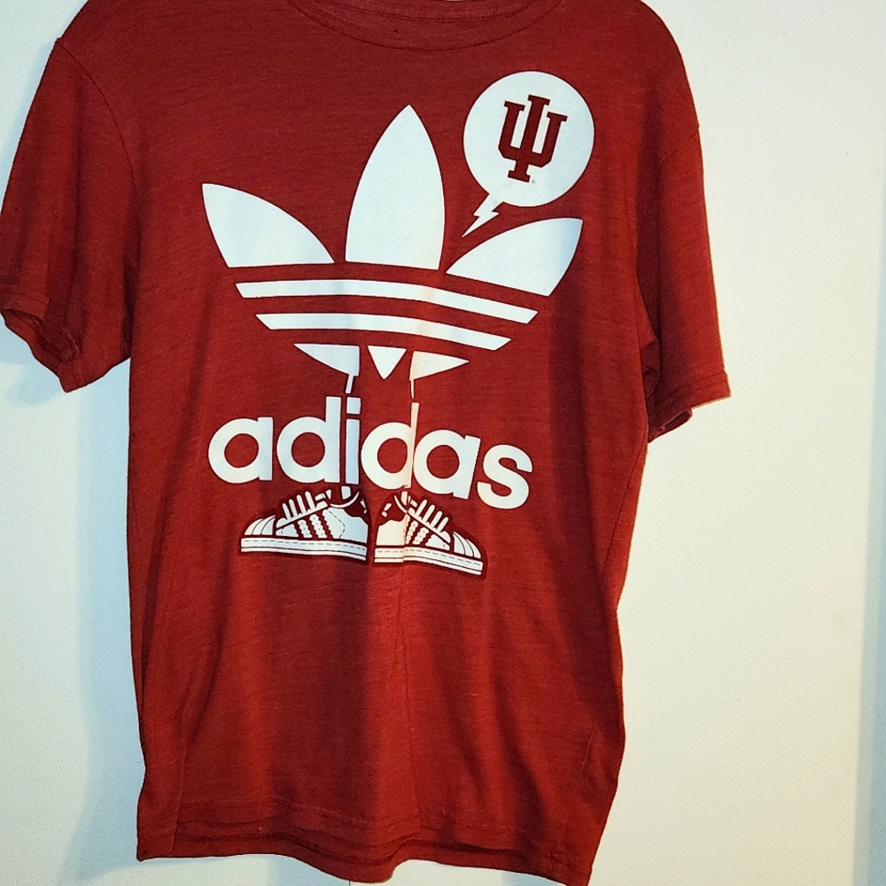 Adidas Red Short Sleeve Tee